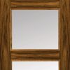 Walnut Satin Clear Glass Natural 2