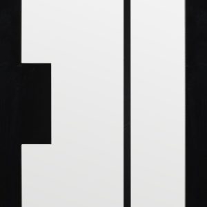 Barcelona Black Primed With Clear Glass 2