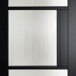 Berkeley Black 3 Pane With Reeded Glass 2