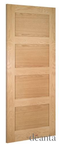 HP12 Oak internal door close-up grain and shaker profile