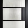 Mayfair Belgravia Reeded Glass Premium Primed Black 2