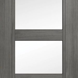 Shaker 4p Luxury Laminate Grey Clear Glass
