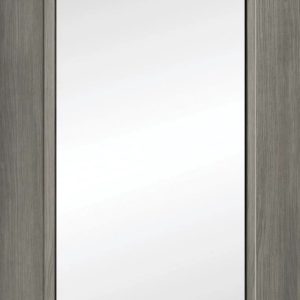 Shaker Luxury Laminate Grey Clear Glass
