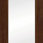 Shaker Luxury Laminate Walnut Clear Glass Natural 2