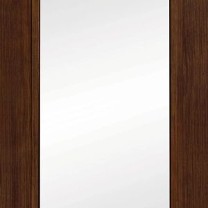 Shaker Luxury Laminate Walnut Clear Glass Natural 2