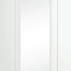 Versailles 1lite Clear Premium Primed White 2