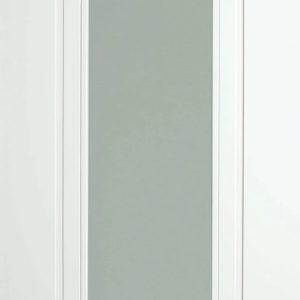 Versailles 1lite Opal Laminate Premium Primed White 2